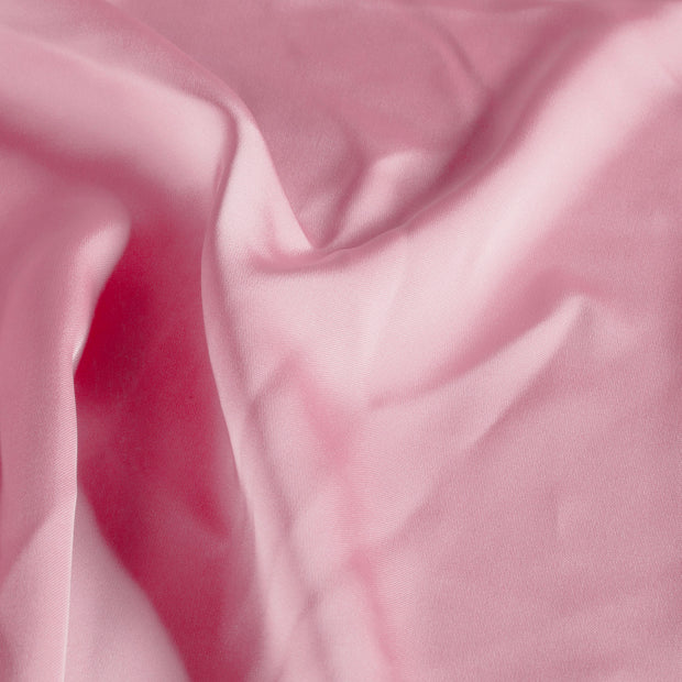 Satin fabrik Uni Rosa
