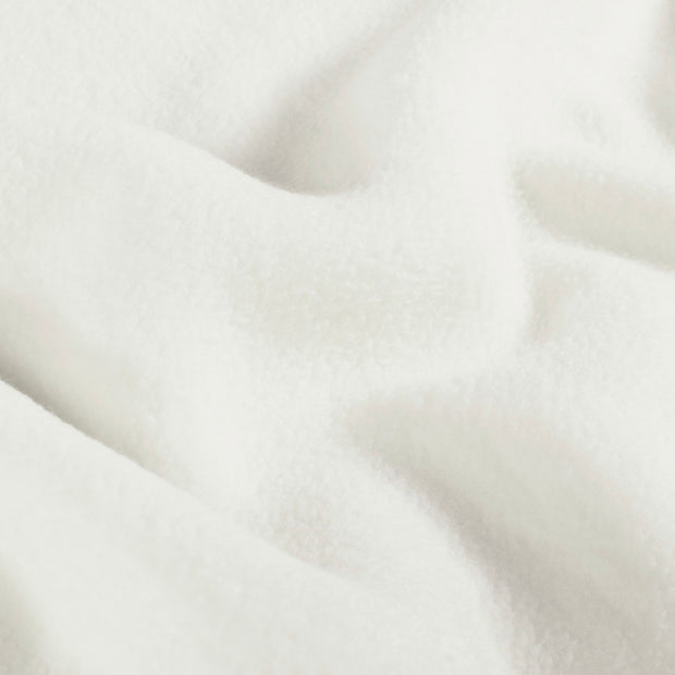 Polar Fleece fabrik Uni Wollweiß