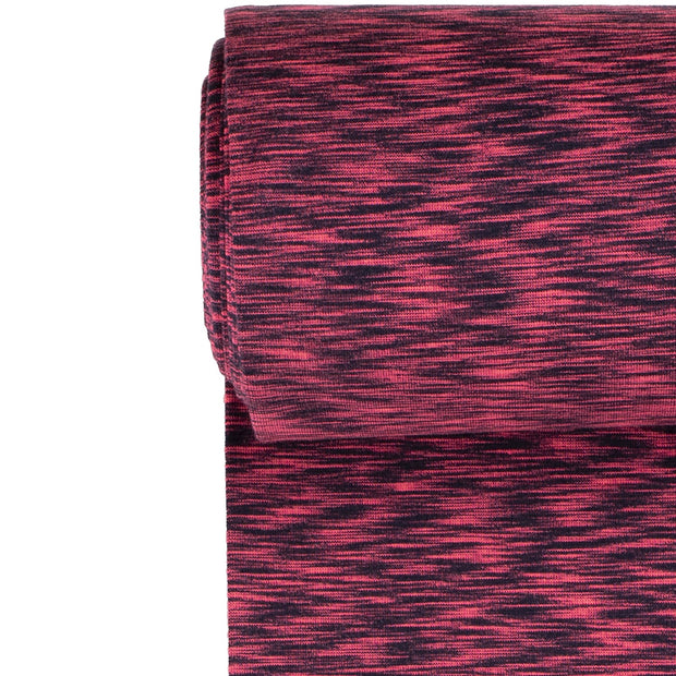 Cotton Jersey Yarn Dyed fabric Stripes Light Pink