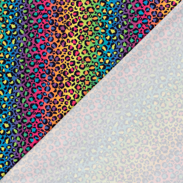 Polyester Jersey fabric Panther digital printed 