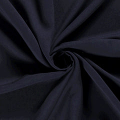 Popeline de Viscose Unicolore Bleu Marine