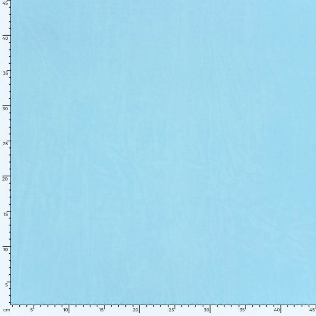 Chiffon fabrik Uni Aqua