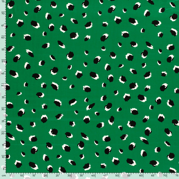 Viscose Satin tissu Vert