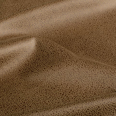 Suede leather foiled Unicolour Camel