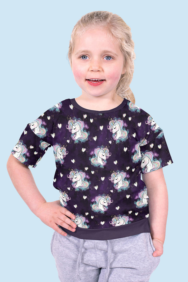 Jersey fabrik Aubergine weich 