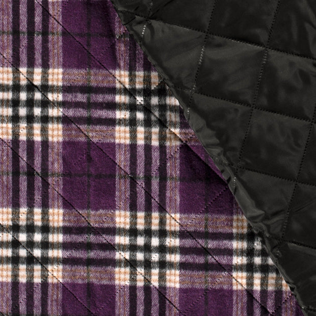 Jacquard fabrik Karo's Magenta