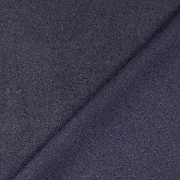 Wool Boucle fabric Navy 
