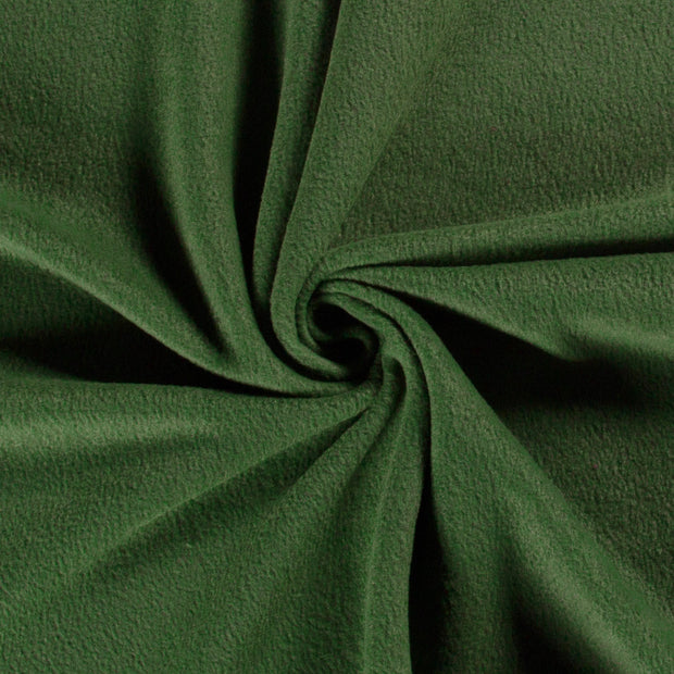 Polar Fleece fabric Unicolour Olive Green