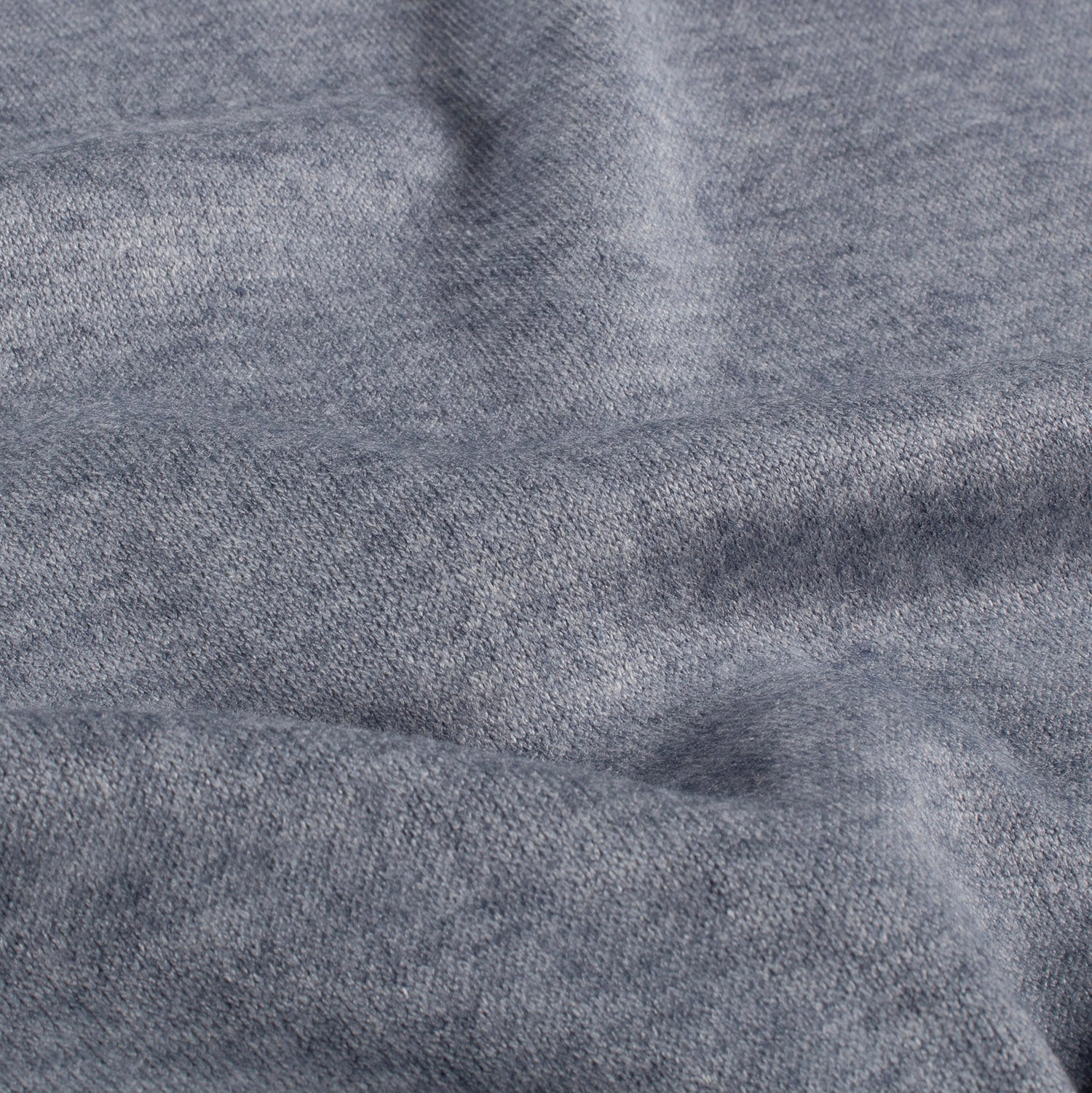 Heavy Knit fabric Melange Navy | Wholesale fabrics | Nooteboom Textiles