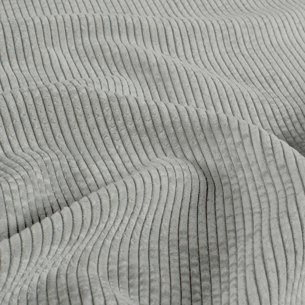 Corduroy 4.5w fabric Unicolour Grey