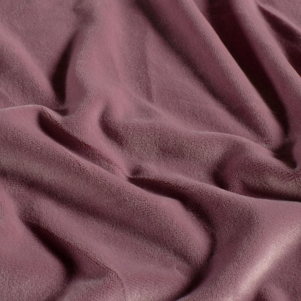 Supersoft Velvet tela Unicolor Rosa antiguo
