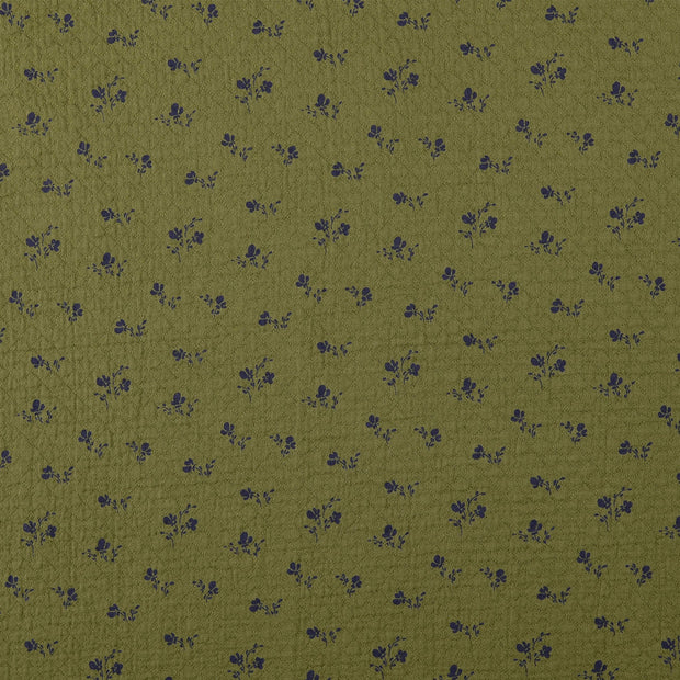  fabric Flowers Olive Green