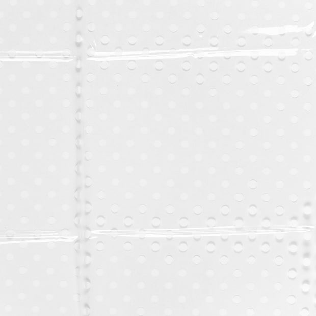 Toile Cirée tissu Gris clair transparent 