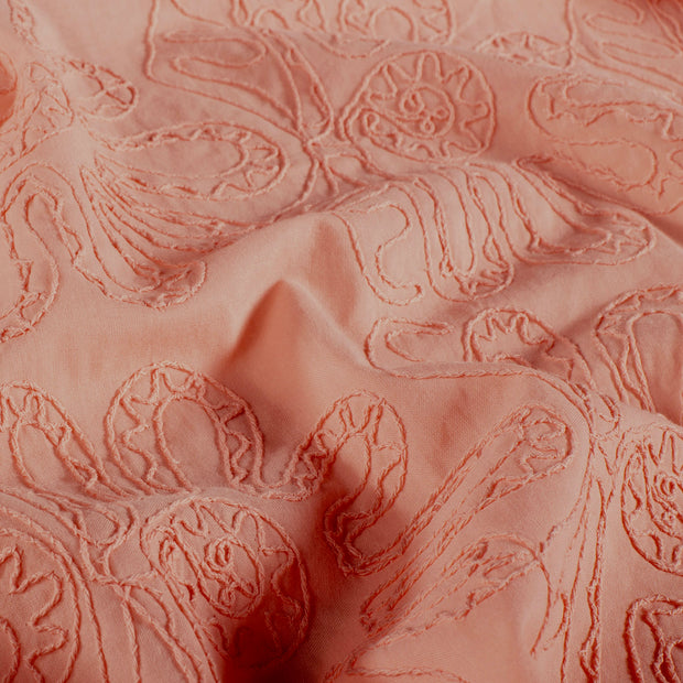 Popeline de Coton tissu Unicolore Vieux rose