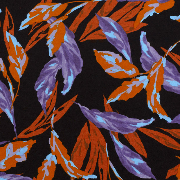 Punta di Roma fabric Abstract Black