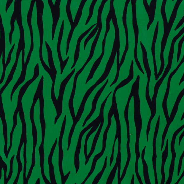 Katoen Satijn stof Dieren Groen