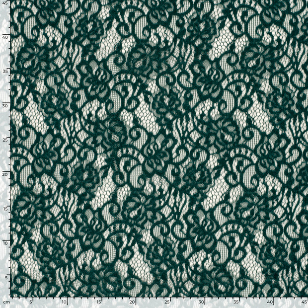 Chenille fabric Unicolour Dark Green