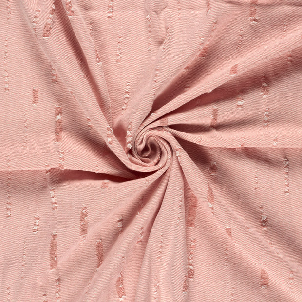 Denim stof Roze 