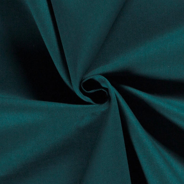 Canvas fabric Unicolour Petrol