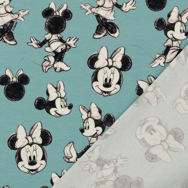 Cotton Jersey fabric Mickey Mouse digital printed 
