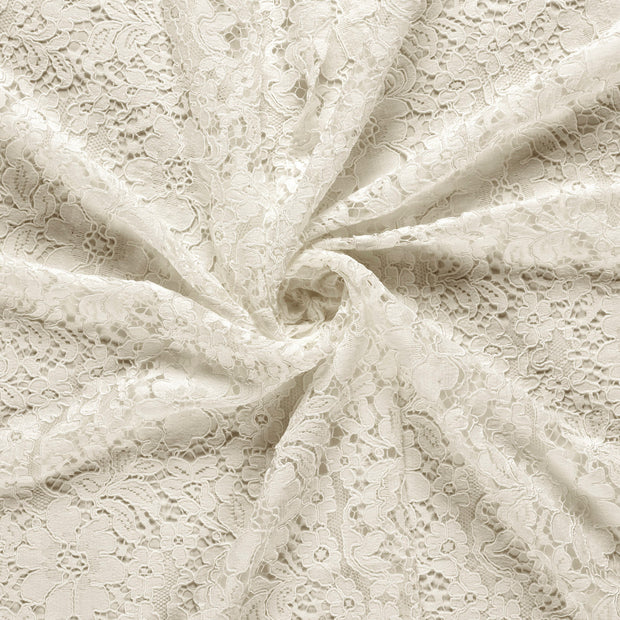 Dentelle tissu Blanc cassé 