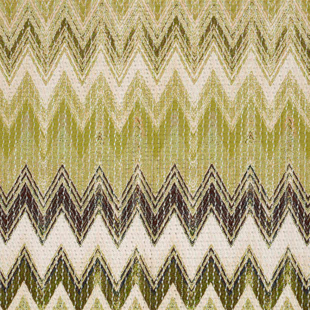 Plissé fabric Khaki Green 