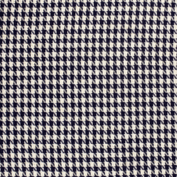 Jacquard stof Staalblauw getextureerd 