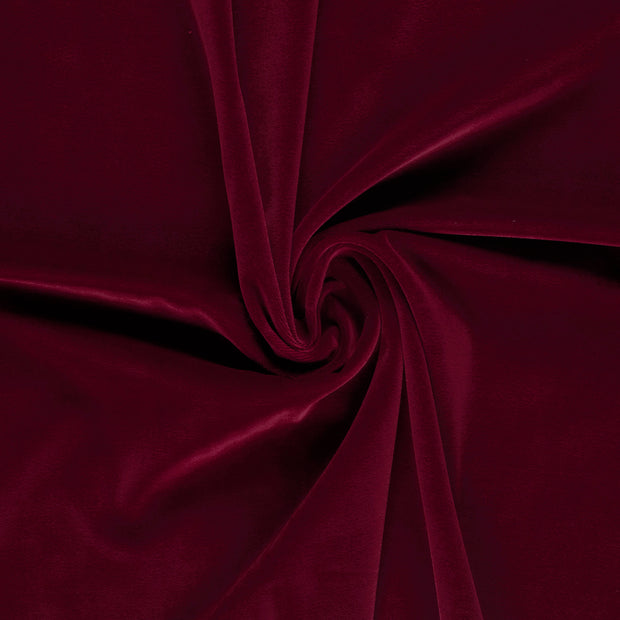 Velours stof Bordeaux 