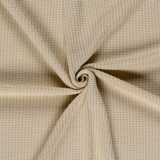 Heavy Knit fabrik Ivory 