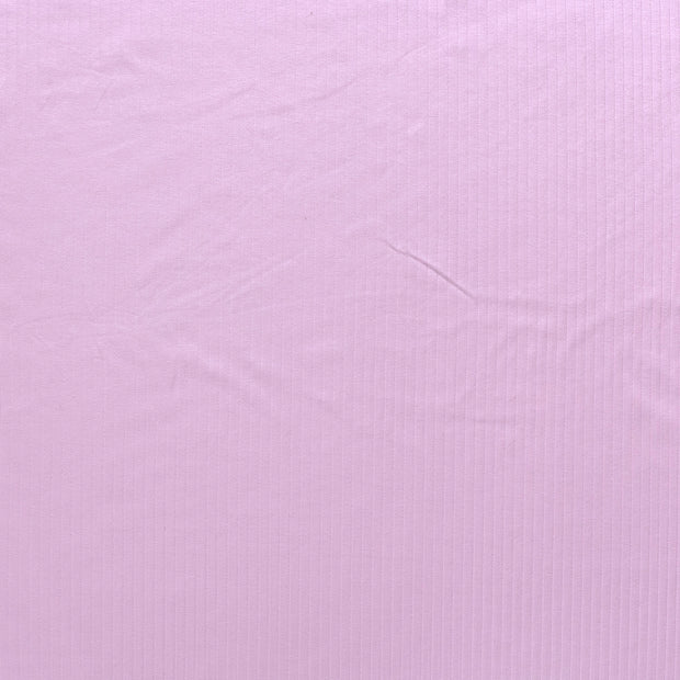 Rib Jersey tissu Lilas doux 