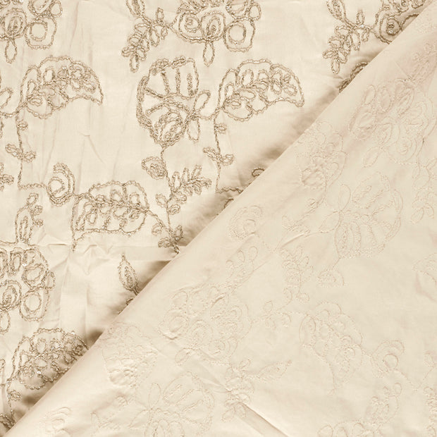 Woven Polyester fabric Flowers 