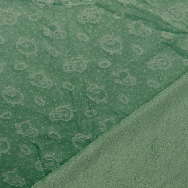 Nicky velours fabric embossed 