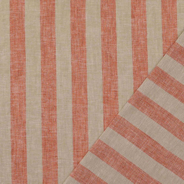 Linen fabric Orange 