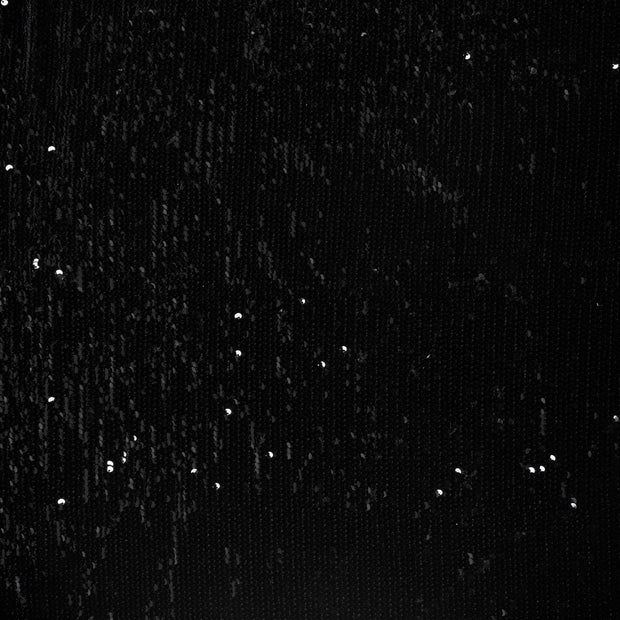 Velvet fabric Black shimmering 
