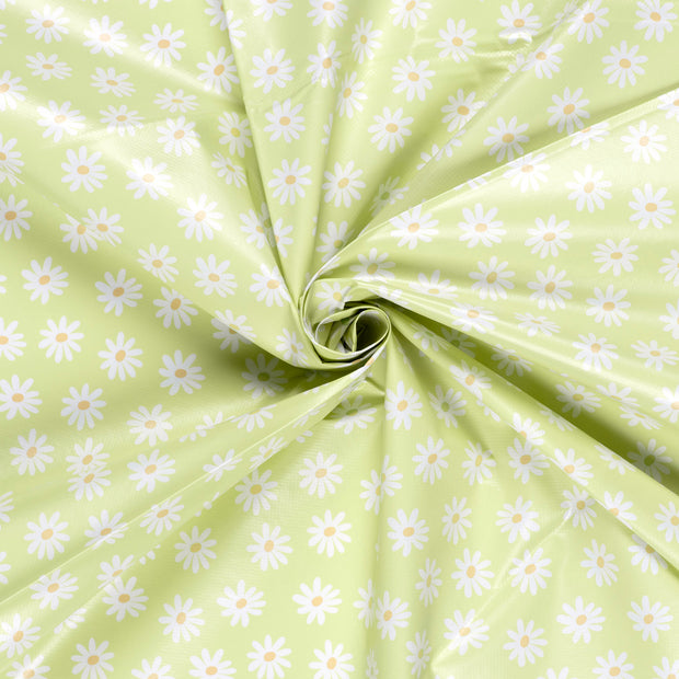 Toile Cirée tissu Vert imprimé 