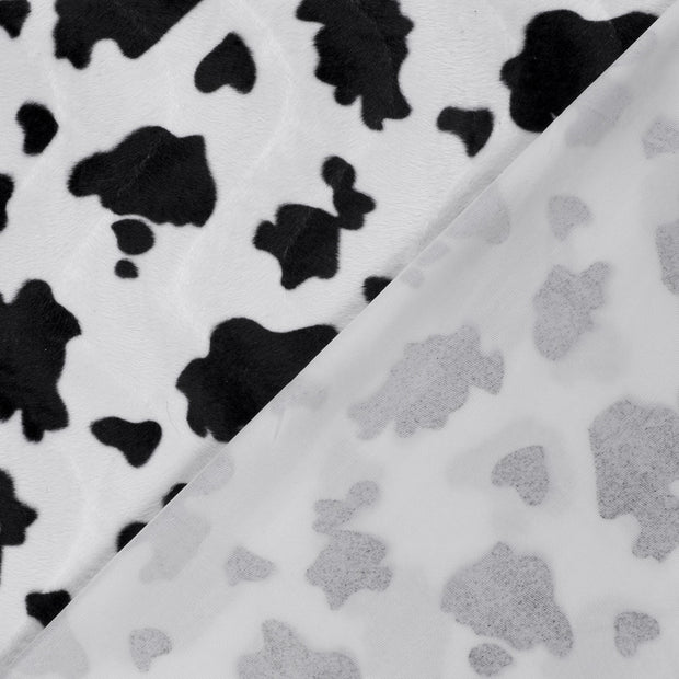 Tela de terciopelo tela Vacas estampado 