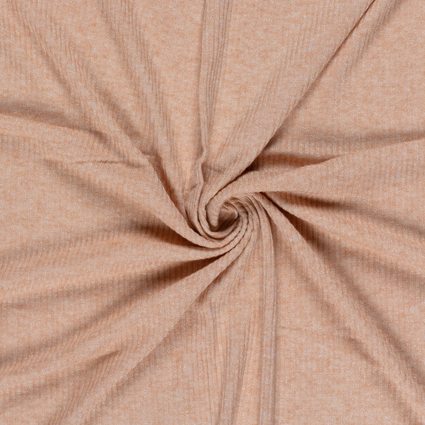 Rib Jersey tissu Rose 