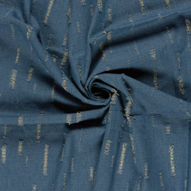 Denim fabric Light Blue pre-washed 