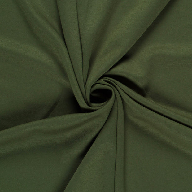 Heavy Knit stof Olijf Groen 