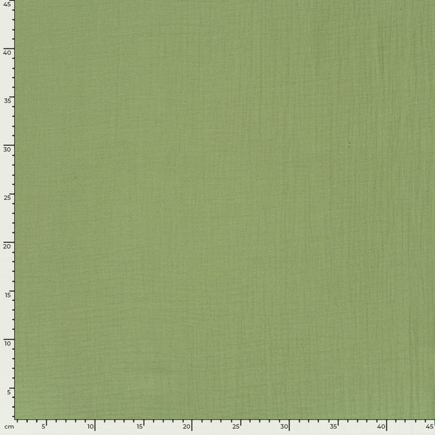 Muslin fabric Unicolour Lime Green