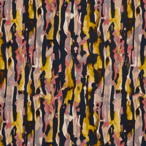 Viscose Vortex Jerséis tela Azul marino mate 