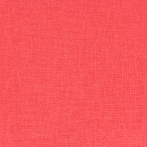 Aspecto lino tela Rojo oscuro semitransparente 