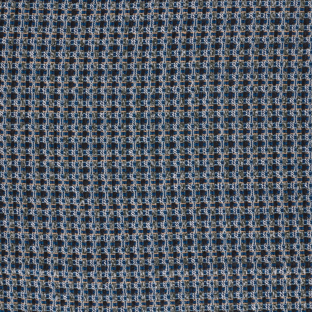 Bouclé fabric Navy transparent 