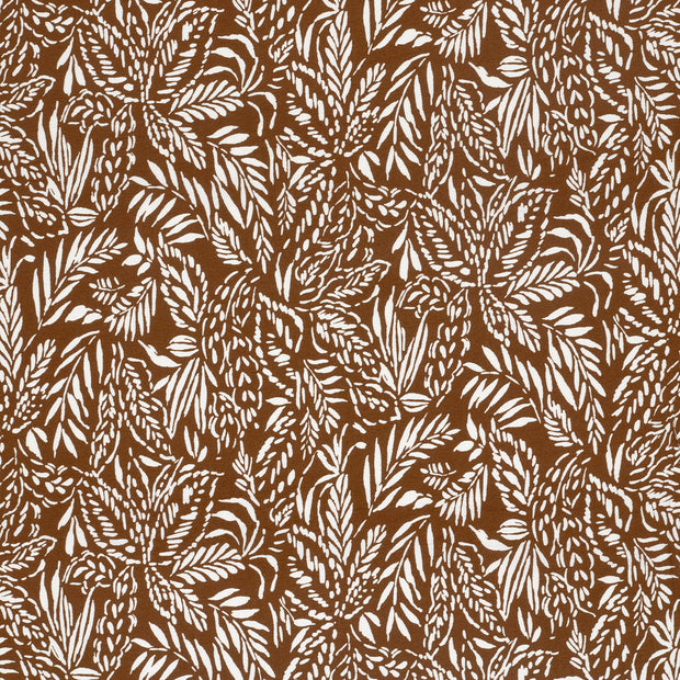 Viscose Nylon Crepe tela Marrón 