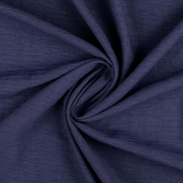 Woven Polyester tela Azul marino 