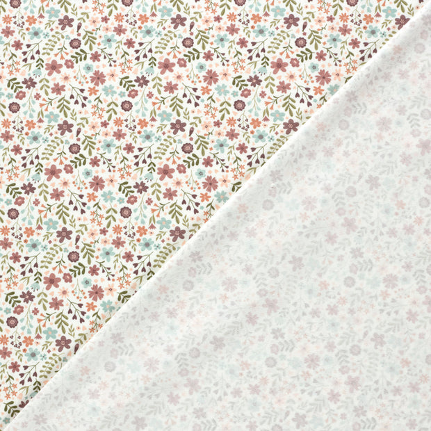 Jersey fabric Flowers printed 