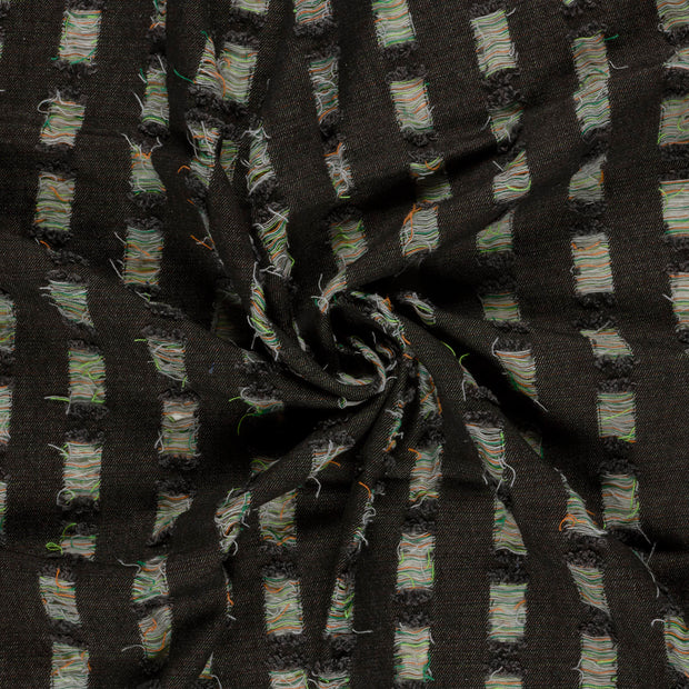 Jeans tissu Noir Pré-lavé 
