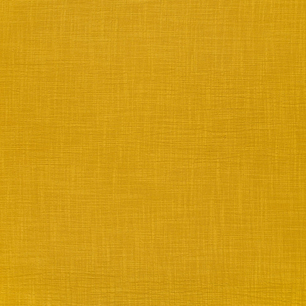 Double gaze tissu Ocre mat 