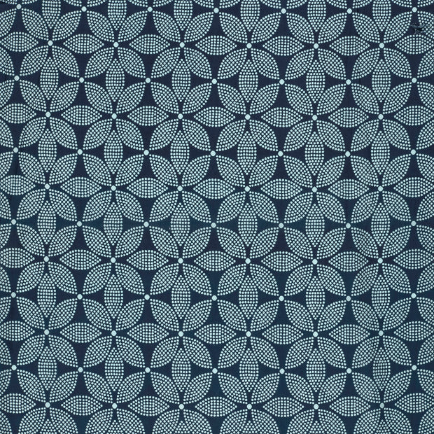 Voile fabrik Indigoblau 