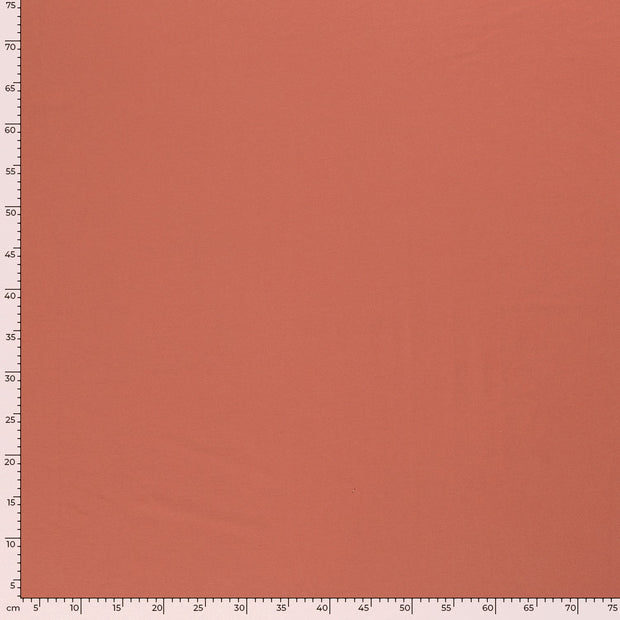Jersey de Bambou tissu Unicolore Coral